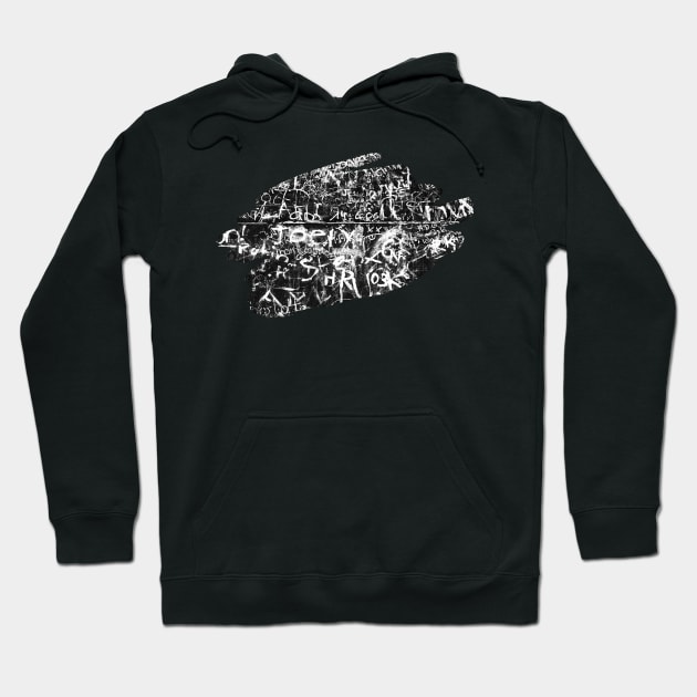 Dark Graffiti Splash Art Print 1 Hoodie by Auto-Prints